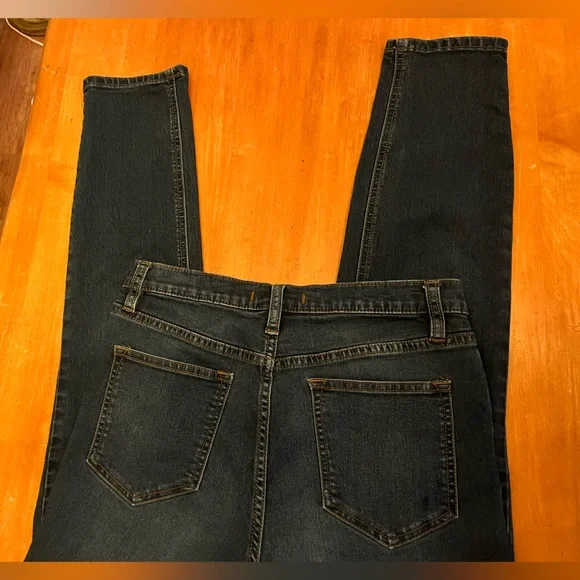 Free People Skinny Jeans Dark Wash Mod Rise 29 x 29 - Picture 3 of 4